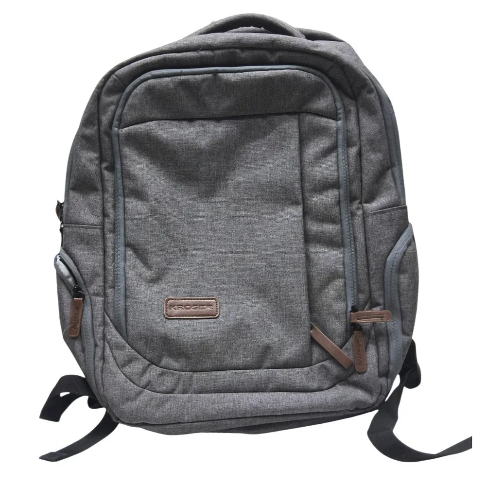 KROSER Laptop Backpack 17.3 Inch‎ Computer Water-Repellent Laptop Bag; Pre-owned